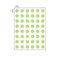 Nevs 1/4" Color Coding Dots Lime - Sheet Form DOT-14M Lime - alternate 2